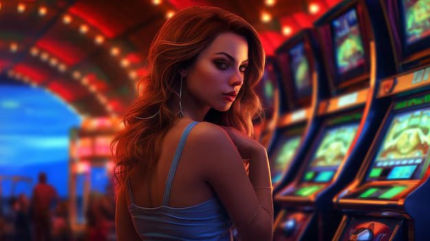 Tata letak meja Casino Hold'em langsung dengan kartu komunitas dan posisi dealer
