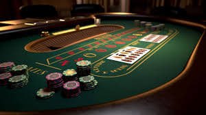 Layar aplikasi fendy188 menampilkan tabel payout Casino Hold'em dan pilihan meja